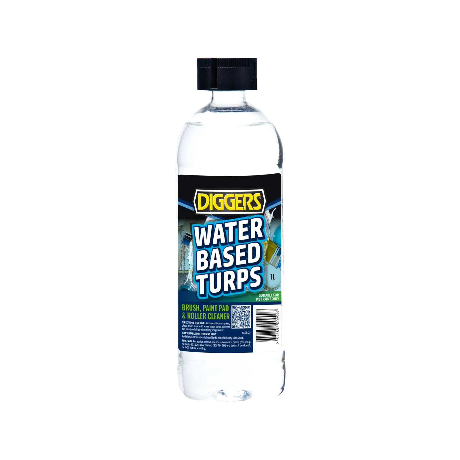 Diggers Turpentine Mineral Water Based 1L