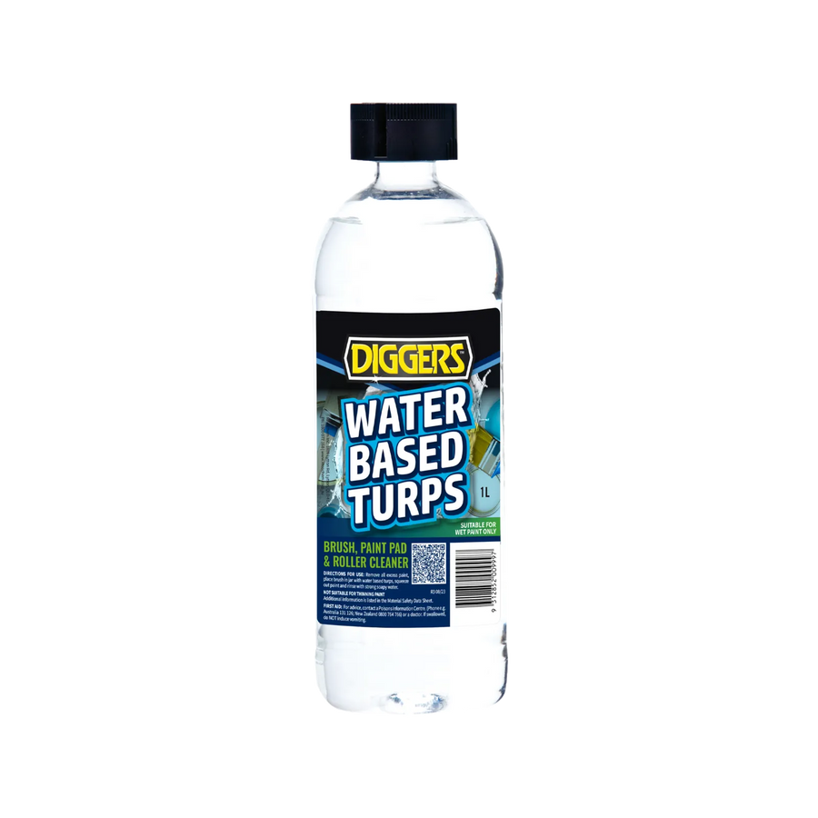 Diggers Turpentine Mineral Water Based 1L