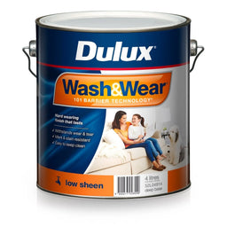 Dulux 4L Deep Low Sheen Wash&Wear Interior Paint