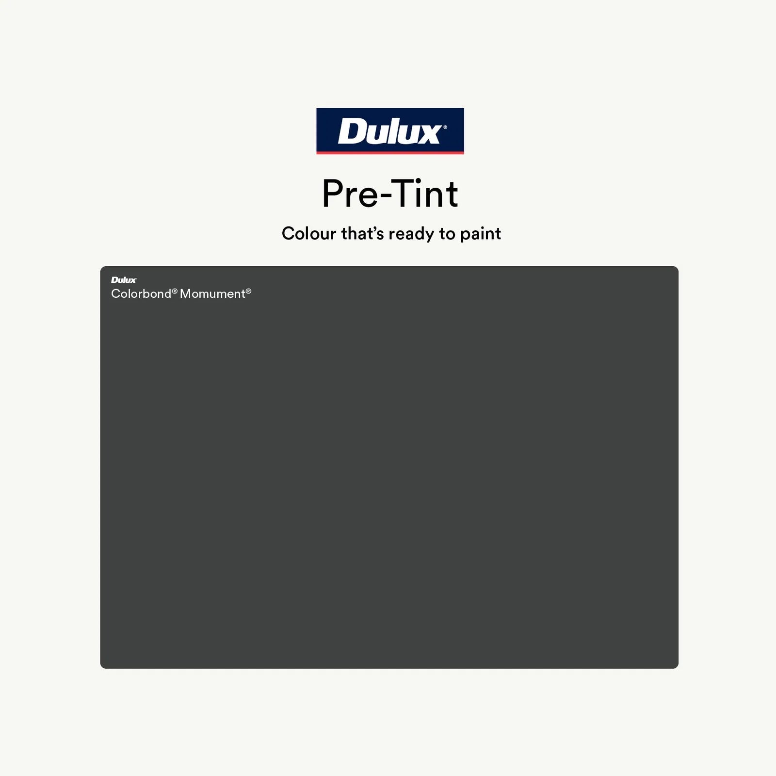 Dulux 4L Monument Low Sheen Weathershield Exterior Paint