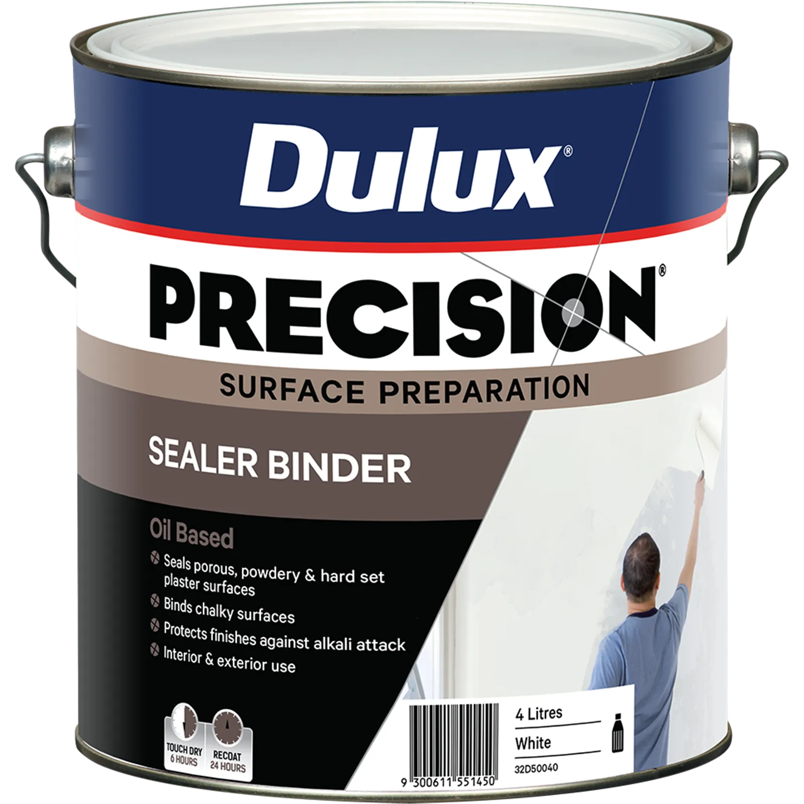 Dulux 4L PRECISION White Sealer Binder