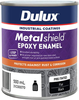 Dulux Metalshield Epoxy Enamel Flat 1L