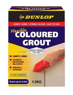 Dunlop Flexible Coloured Grout Charred Ash 1.5kg