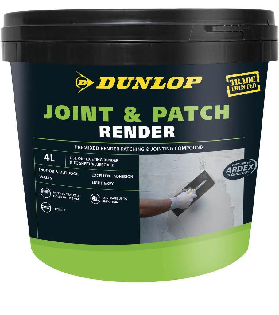 Dunlop Premixed Render Joint & Patch 4L