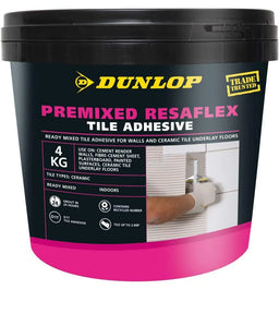 Dunlop Premixed Resaflex Tile Adhesive 4kg