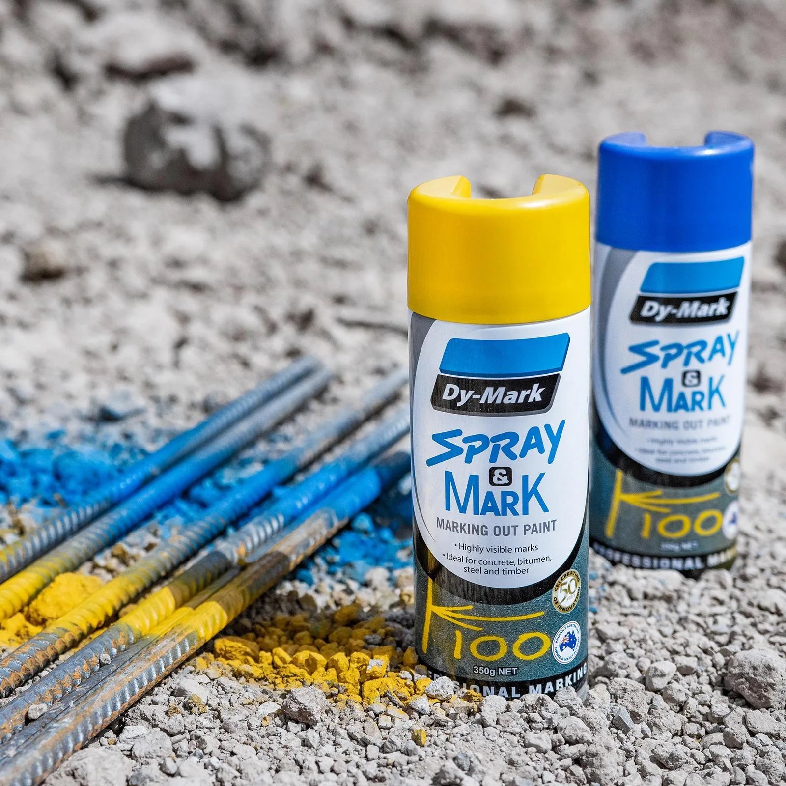 Dy-Mark 350g Fluoro Pink Spray & Mark Paint