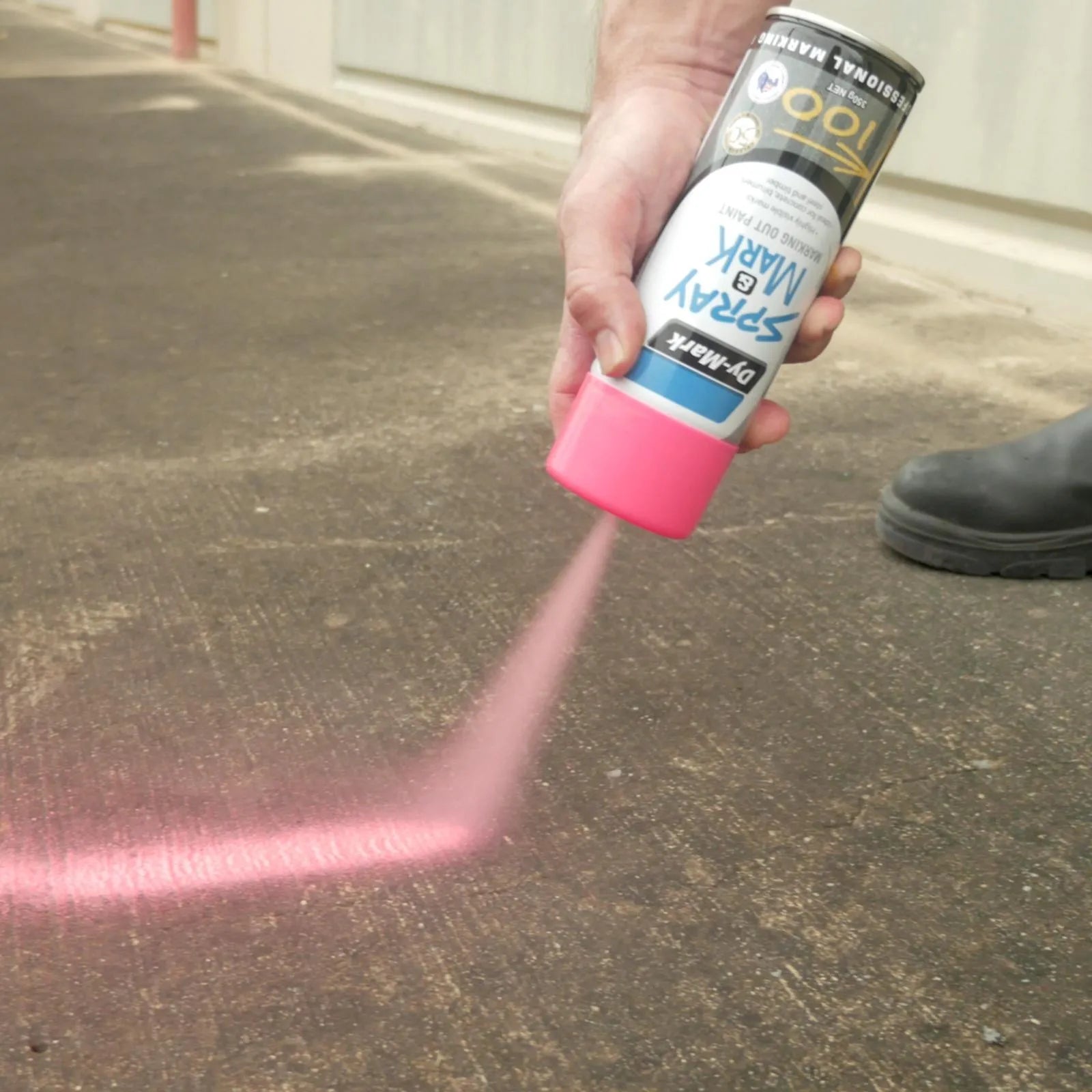 Dy-Mark 350g Fluoro Yellow Spray & Mark Paint