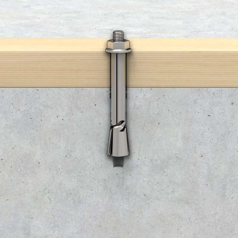 Dynabolt Plus Hex Heavy Duty Stainless Steel 12 x 60mm - 2 Pack