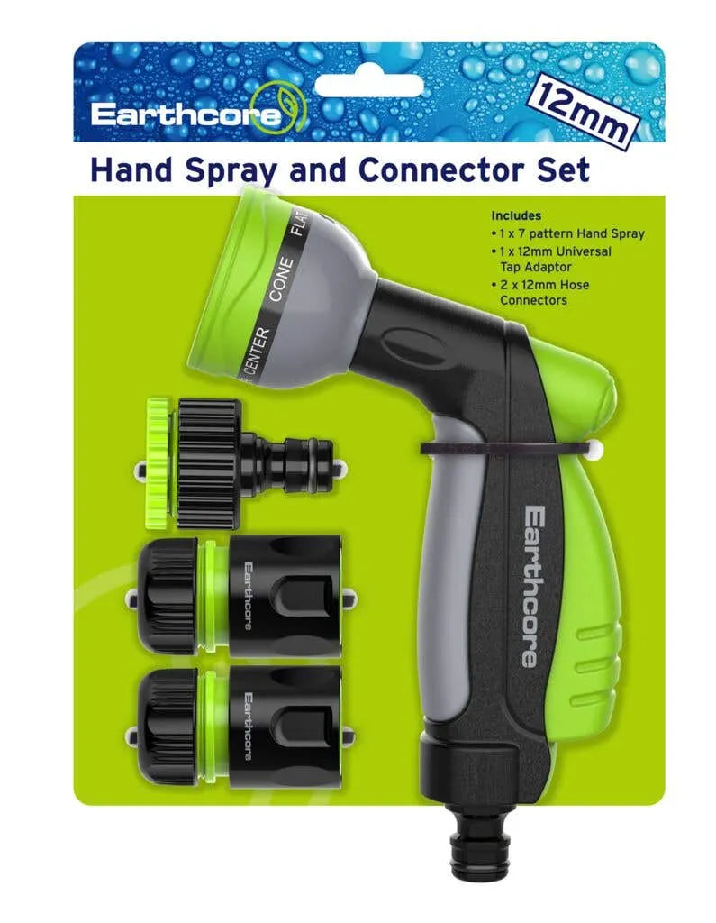 Earthcore Hand Spray & Connector Set 4 Piece 12mm