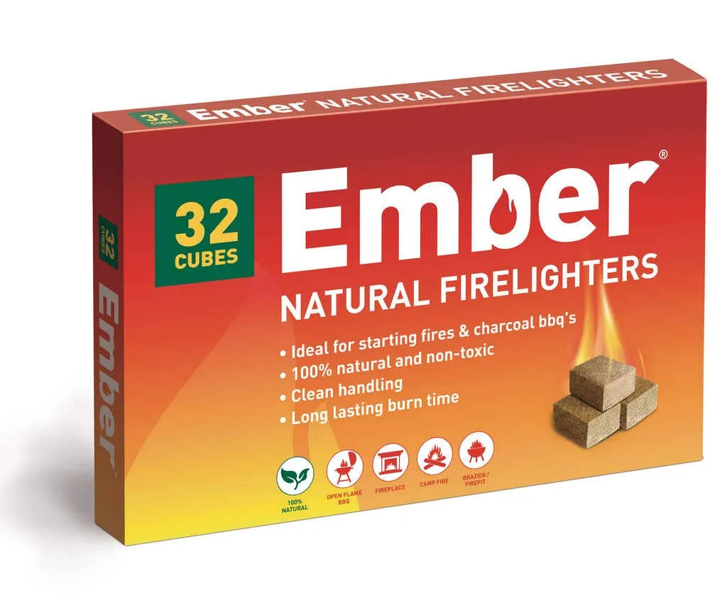 Ember Natural Firelighters - 32 Pack