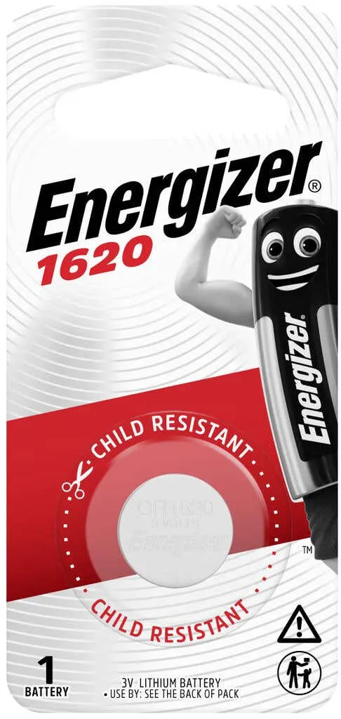 Energizer Battery Coin Lithium ECR1620 BP1