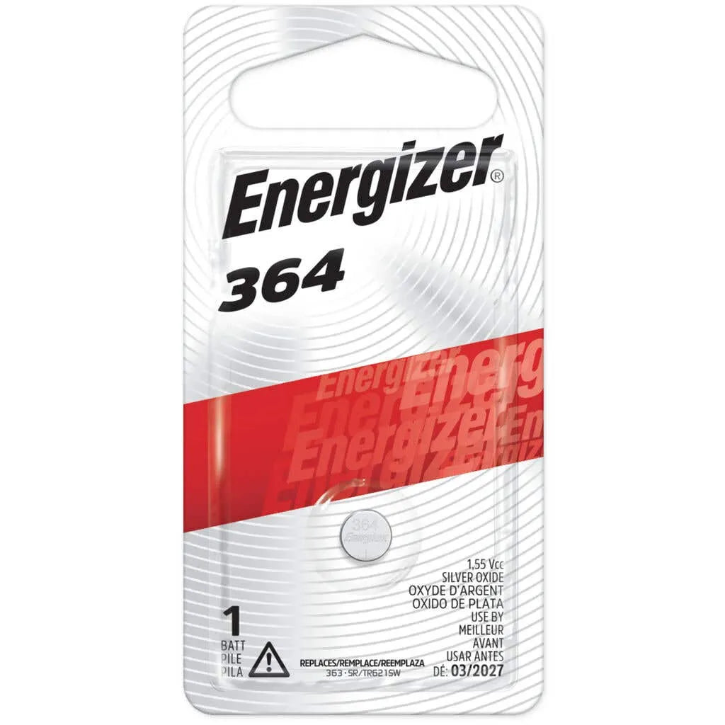 Energizer Battery Coin Watch Silver Oxide 364BP