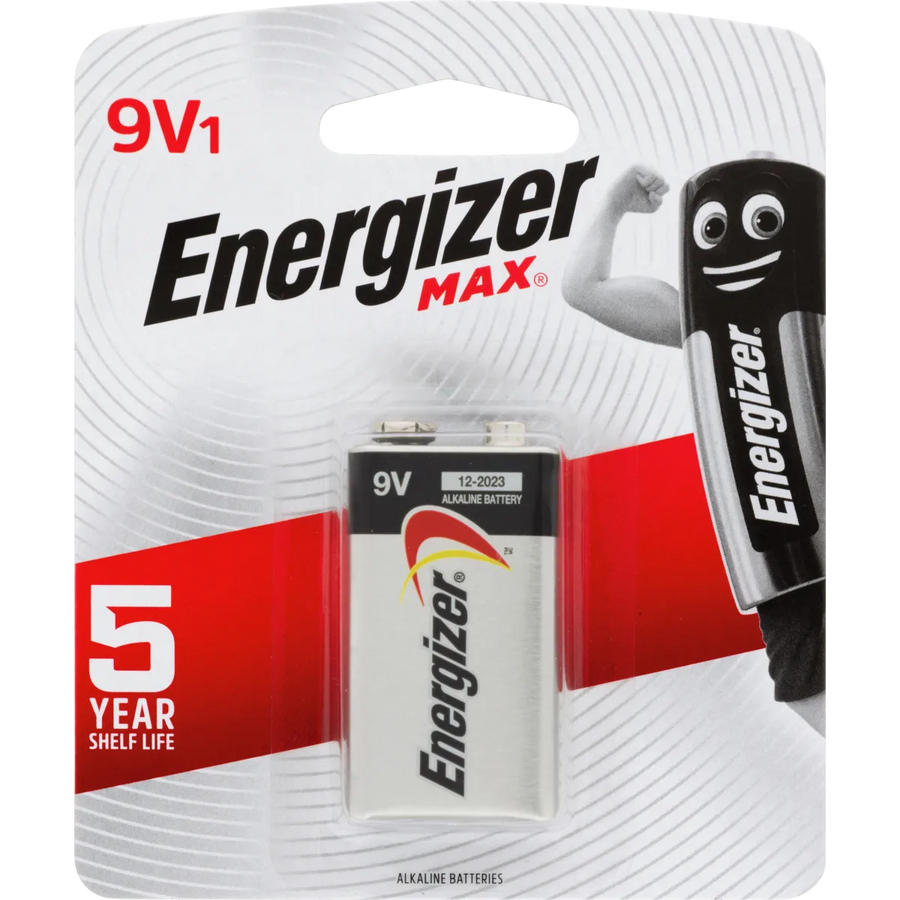 Energizer Max Battery 9V