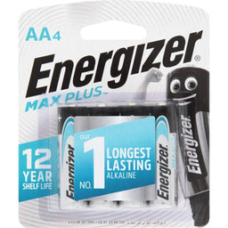 Energizer Max Plus Battery AA - 4 Pack