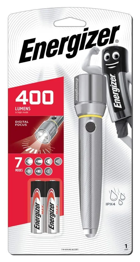 Energizer Vision Heavy Duty Metal Light 400 Lumens