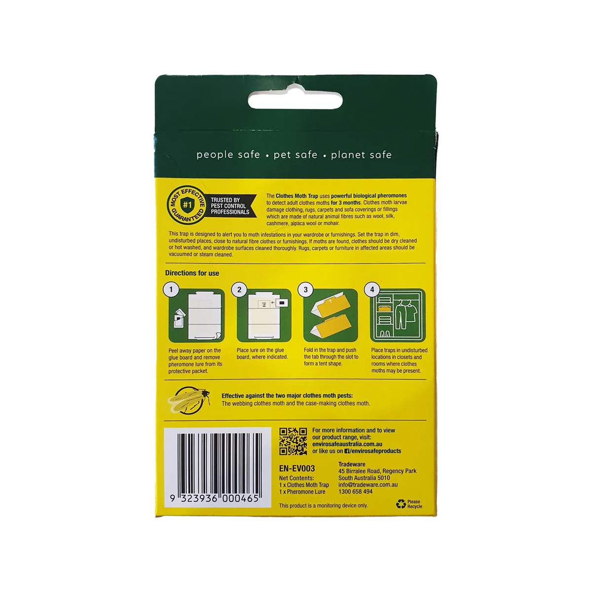 Envirosafe Professional Moth Clothes Trap