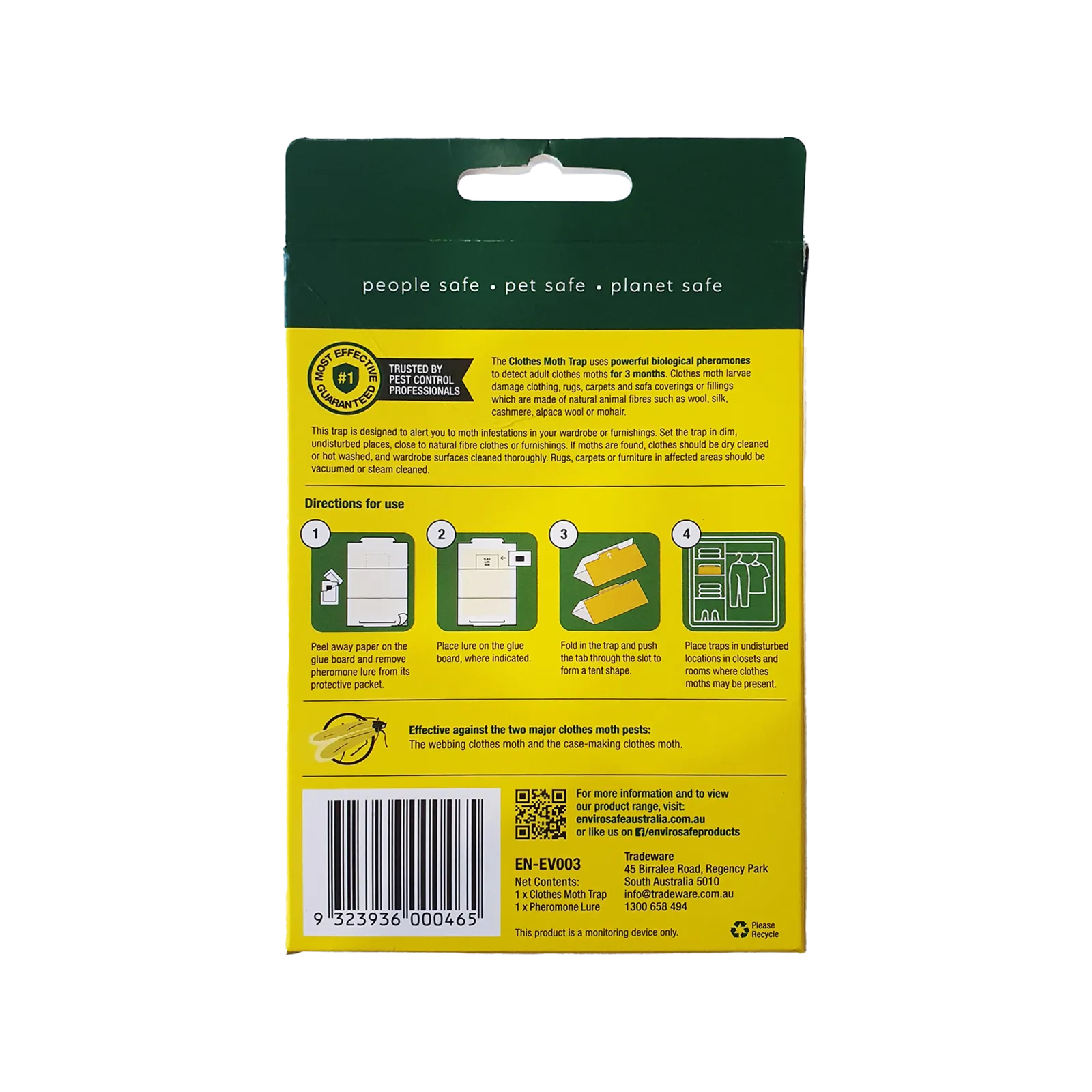 Envirosafe Professional Moth Clothes Trap