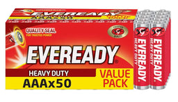 Eveready AAA Heavy Duty Batteries - 50 Pack