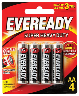 Eveready Super Heavy Duty Battery AA