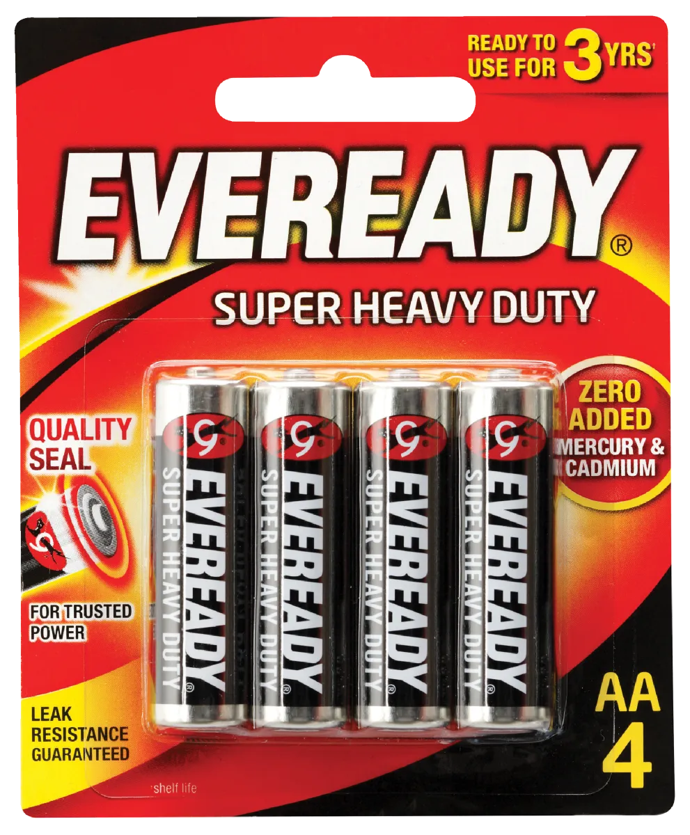 Eveready Super Heavy Duty Battery AA