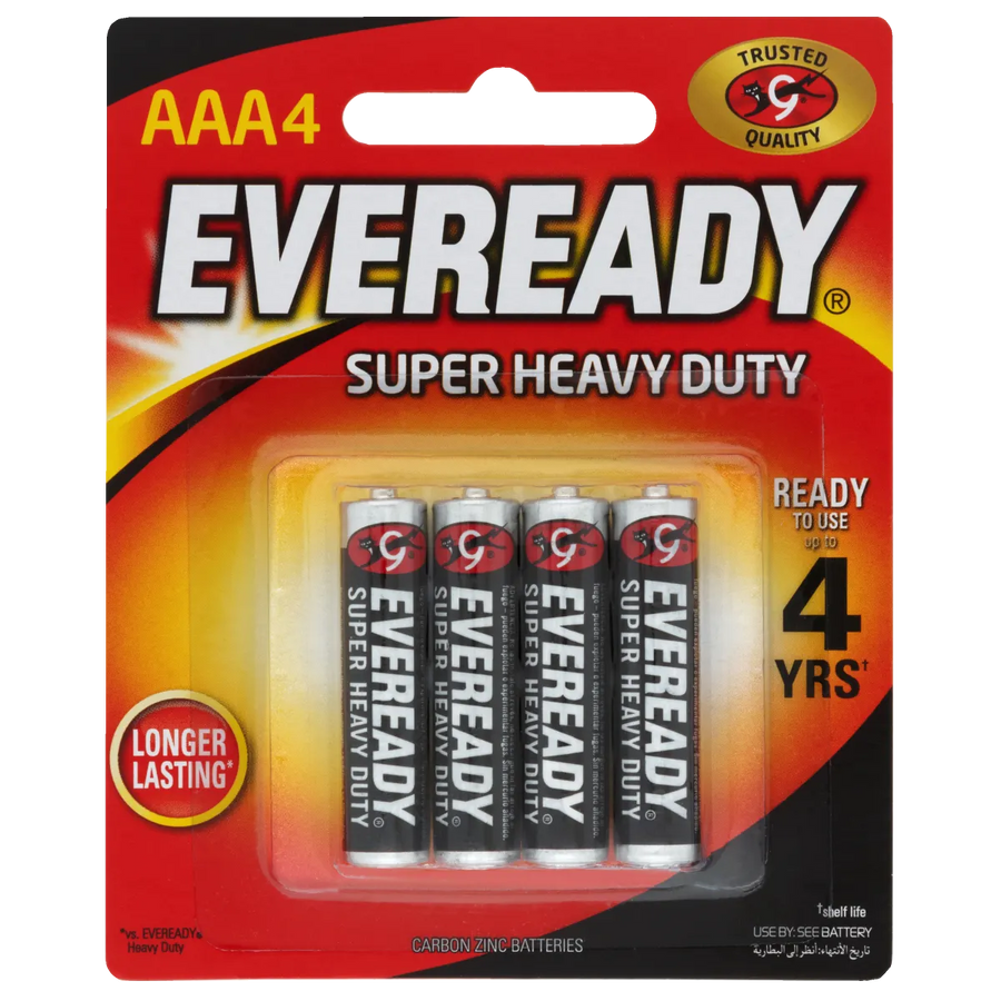 Eveready Super Heavy Duty Battery AAA