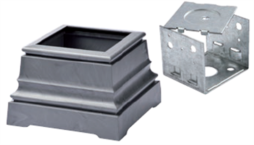 Post Cover & Support Kit for Post 112 x 112 & 135 x 135mm (Fedtrim)