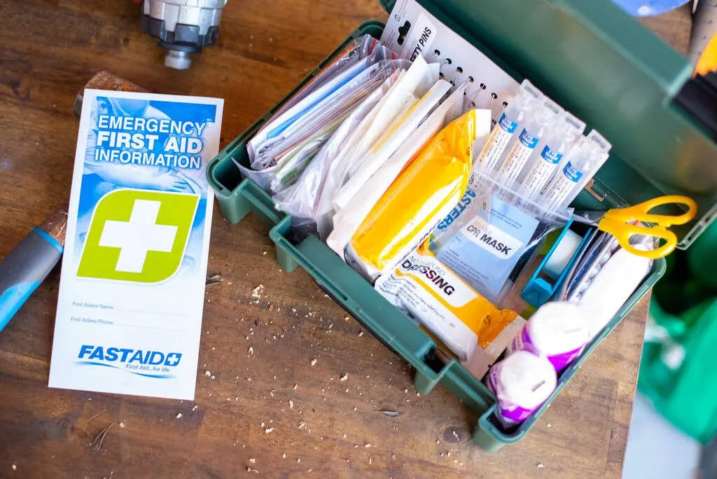 FastAid DIY Workshop First Aid Kit Plastic Case
