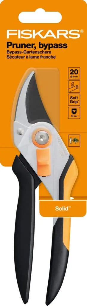 Fiskars Bypass Solid Secateurs