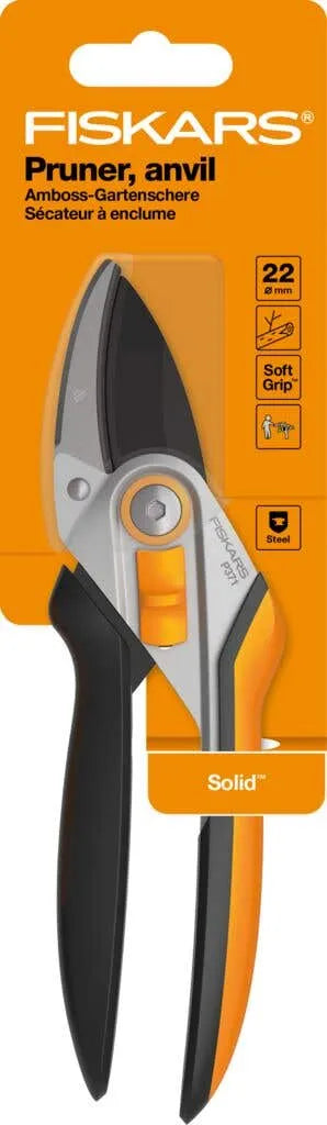 Fiskars Solid Anvil Secateurs