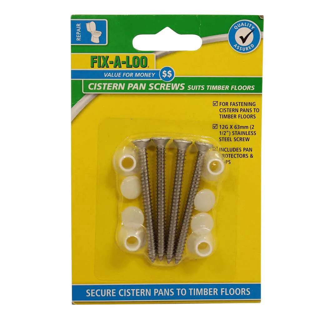 Fix-A-Loo Cistern Pan Screws 63mm