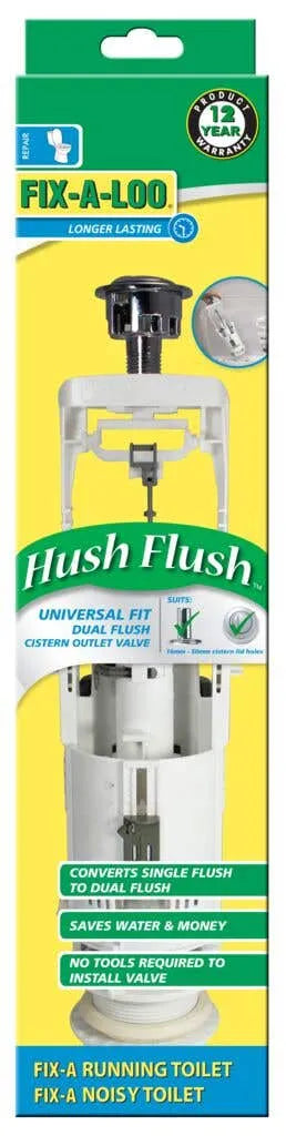Fix-A-Loo Dual Hush Flush Cistern Outlet Valve