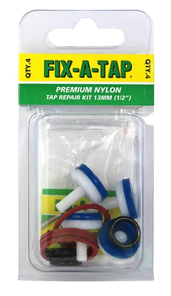 Fix-A-Tap Premium Nylon Tap Repair Kit - 4 Pack