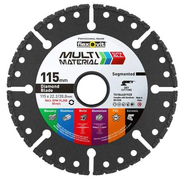 Flexovit Multi Material Diamond Blade 115mm