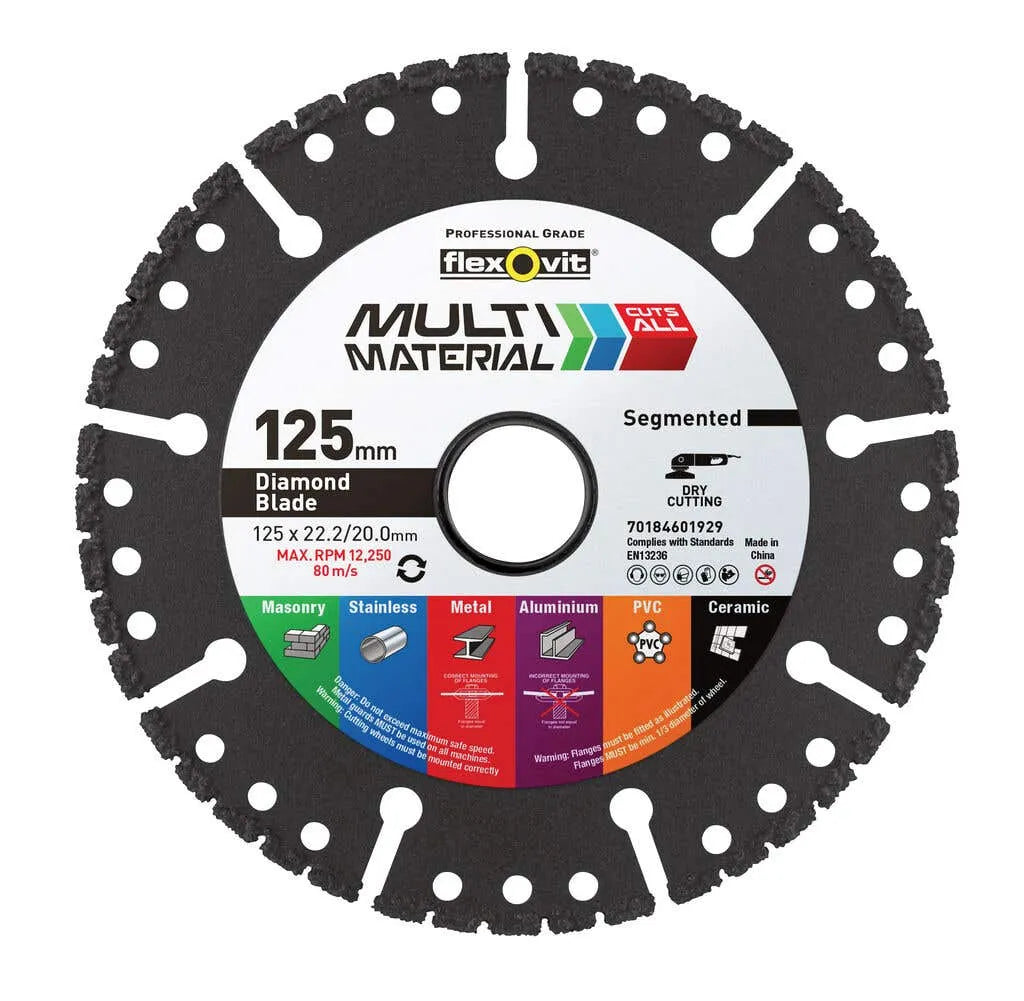 Flexovit Multi Material Diamond Blade 125mm