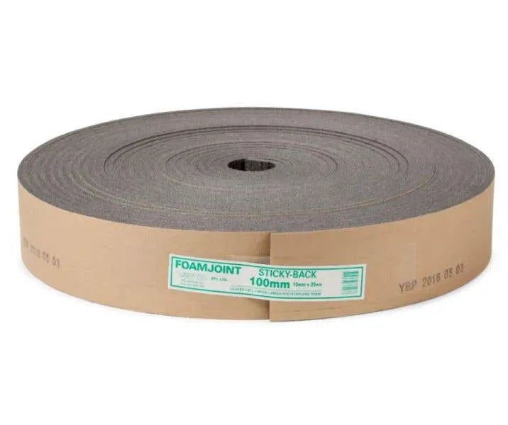 Foamjoint Sticky Back Adhesive Expansion Joint 100 x 10mm x 25m