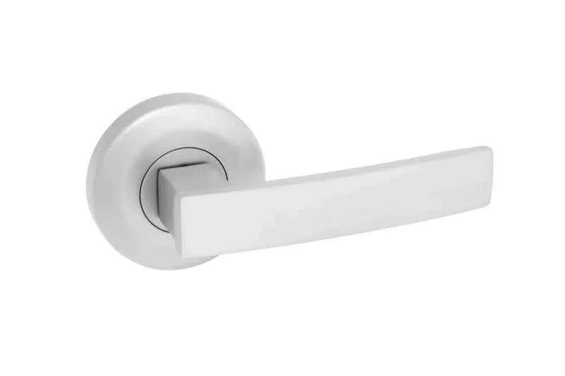 Gainsborough Neue Angular Passage Leverset Satin Chrome