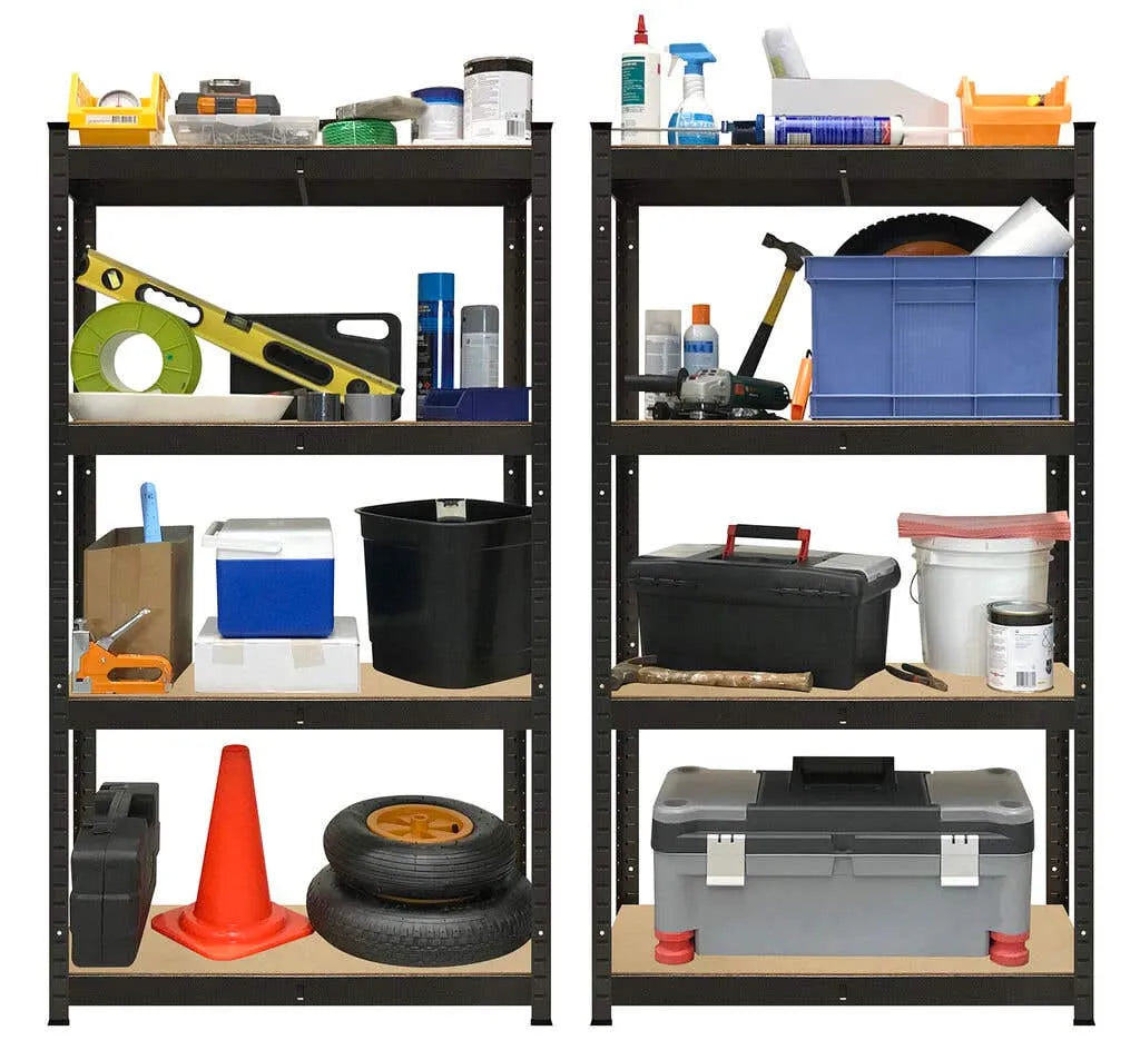 Garage Select 4 Shelf Boltless Storage Unit - Twin Pack