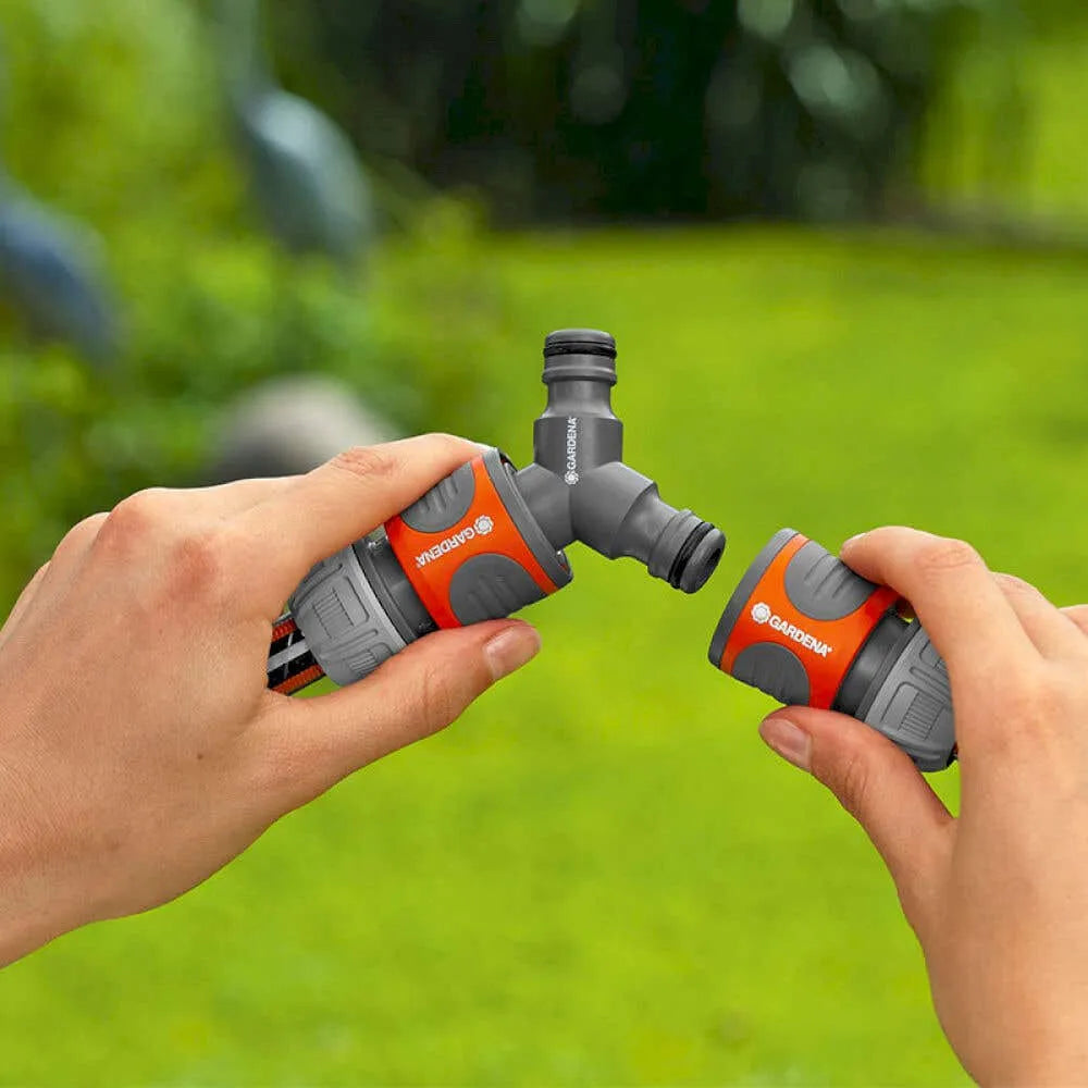 Gardena 3 Way Hose Coupling 13mm