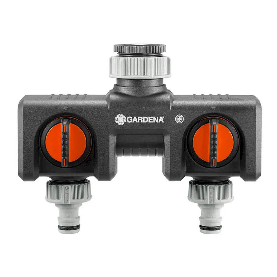 Gardena Parallel Twin Tap Connector 13mm