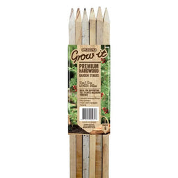 Gardman Hardwood Stake 12 x 12 x 600mm - 6 Pack