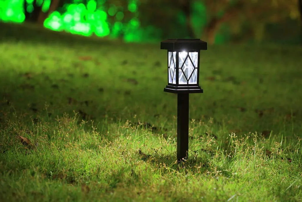 Greenleaf Pathway Light Set Solar Black - 4 Piece