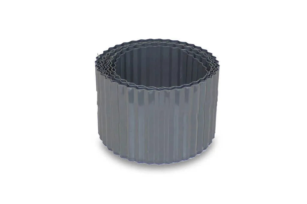 Greenlife Garden Edging Metal Slate Grey 6m x 150mm