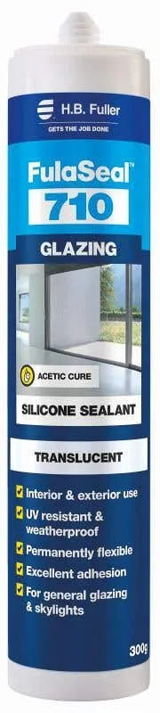 H.B. Fuller FulaSeal 710 Glazing Silicone Translucent 300g