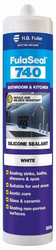 H.B. Fuller Fulaseal 740 Kitchen & Bathroom Sealant 300g