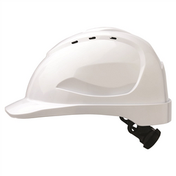 Hard Hat Broad Brim Vented White Maxisafe