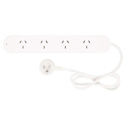 HPM 4 Outlet Wide Spaced Surge Protected Powerboard