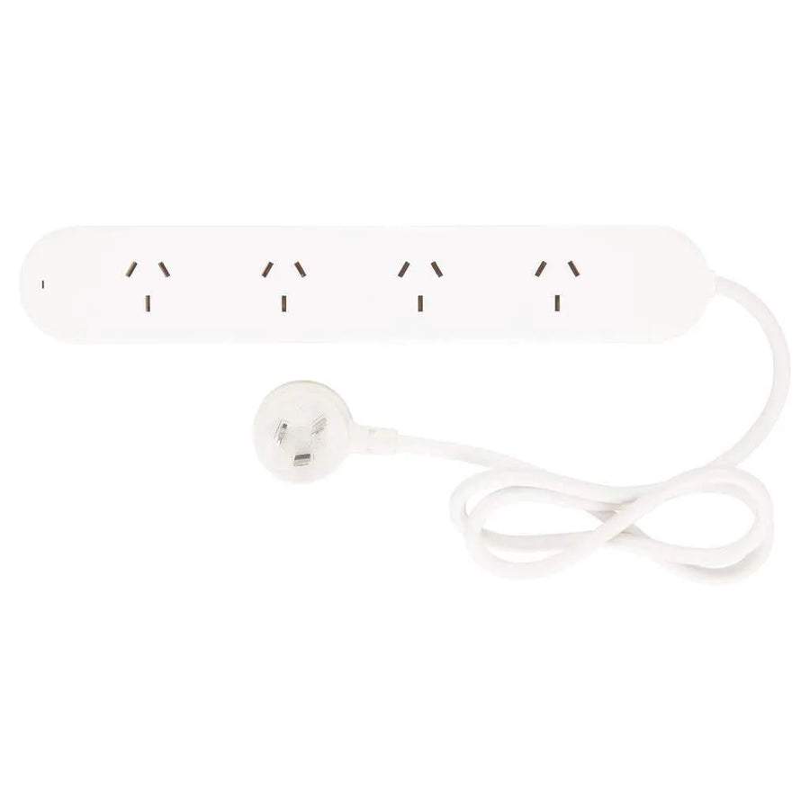 HPM 4 Outlet Wide Spaced Surge Protected Powerboard