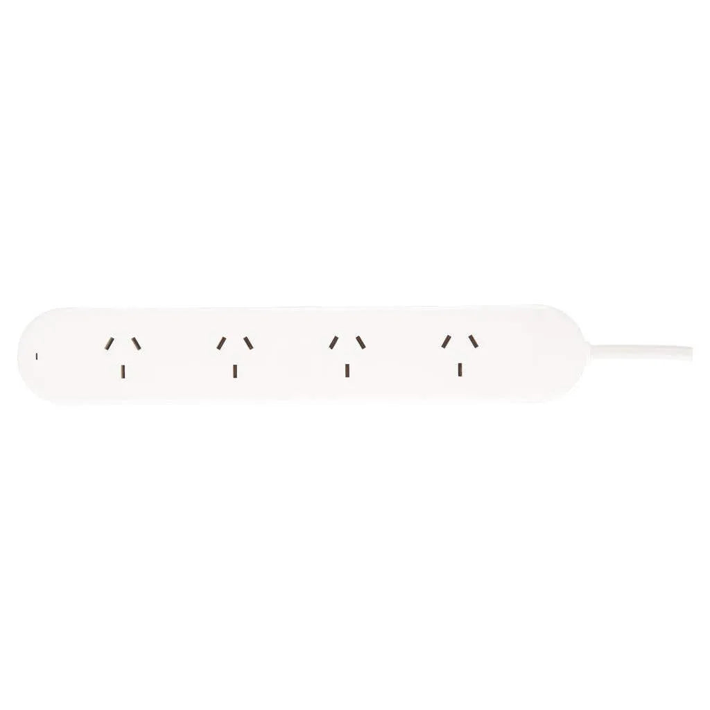 HPM 4 Outlet Wide Spaced Surge Protected Powerboard