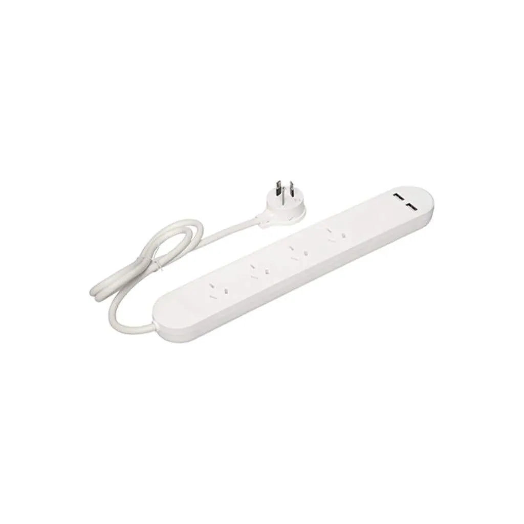 HPM 4 Powerboard Overload Protection with 2 x USB A Outlet