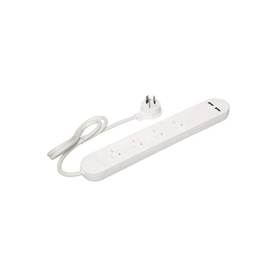 HPM 4 Powerboard Overload Protection with 2 x USB A Outlet